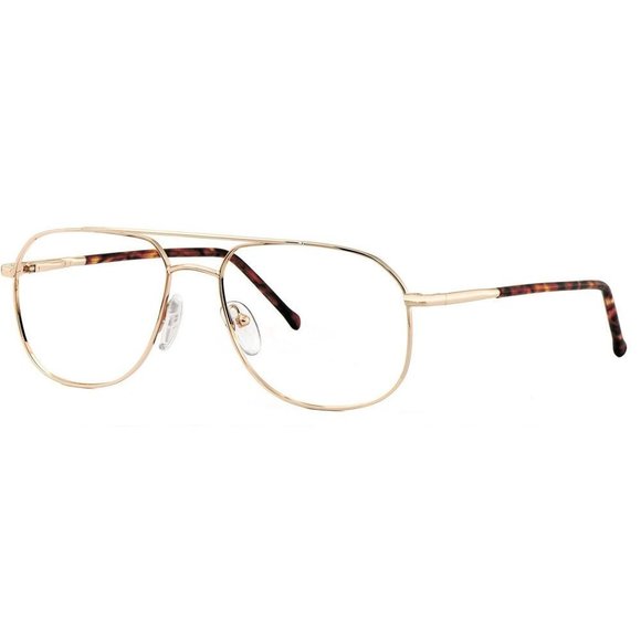 Comfort Flex Henry Flex Eyeglasses Shiny Gold 54mm - Picture 1 of 1